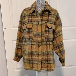 Urban Outfitters Tan and Brown Jacket